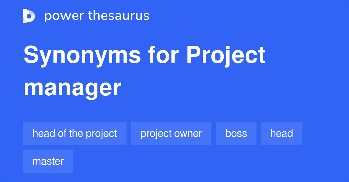 Project Manager Synonym