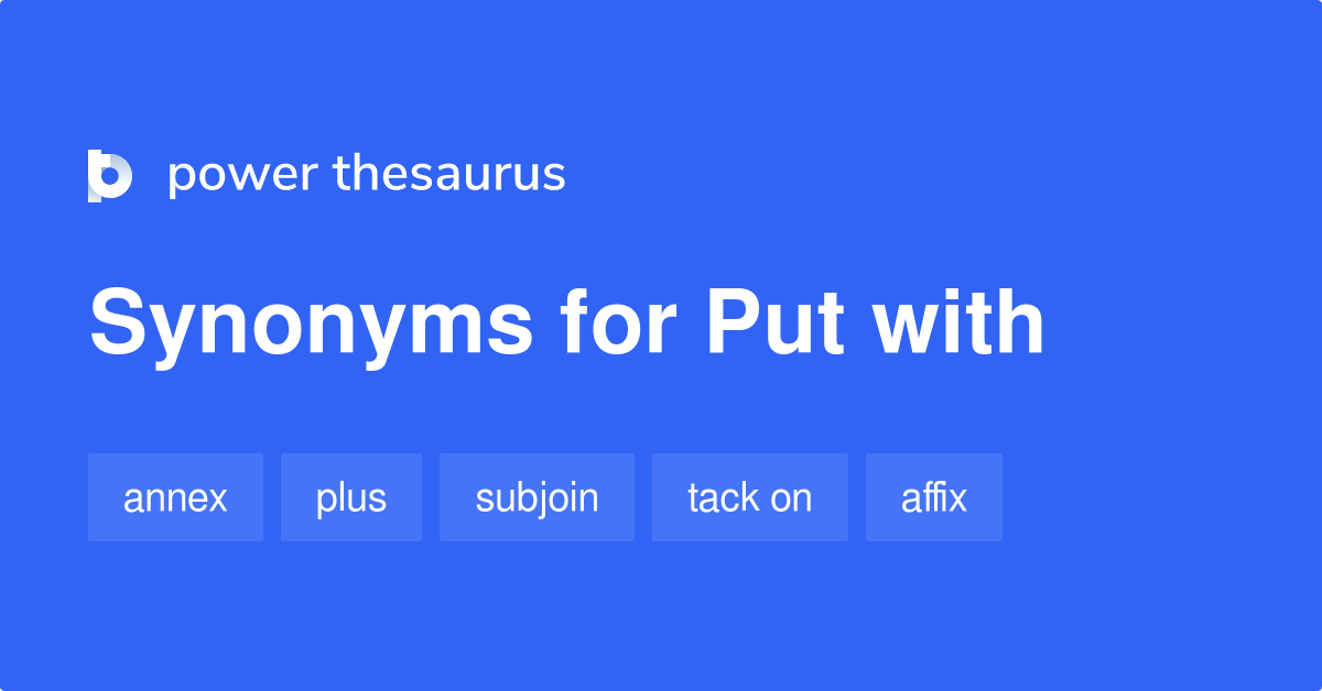 What Is Synonyms Of Put