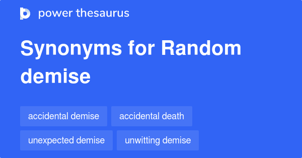 What Are Synonyms For The Word Demise