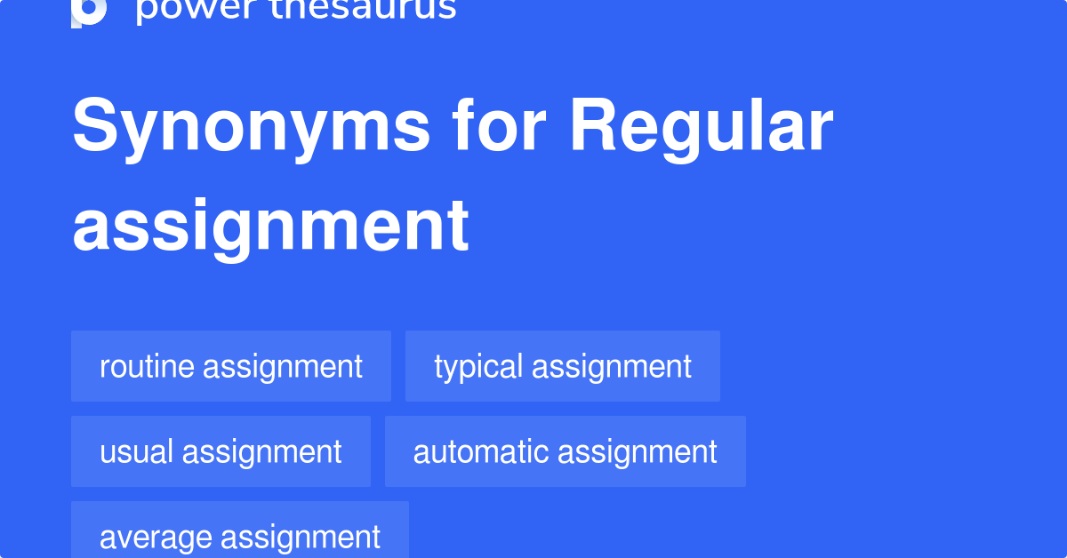 right assignment synonyms