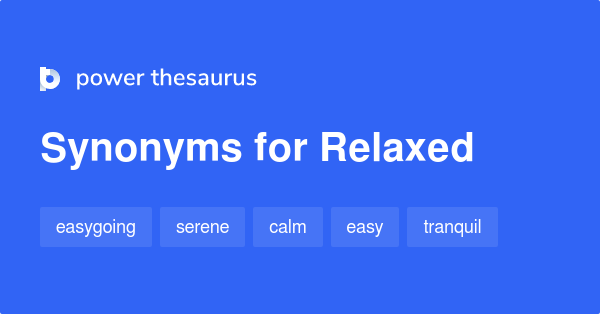 Relaxed Synonyms And Antonyms