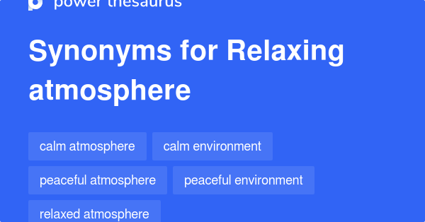 relax synonym