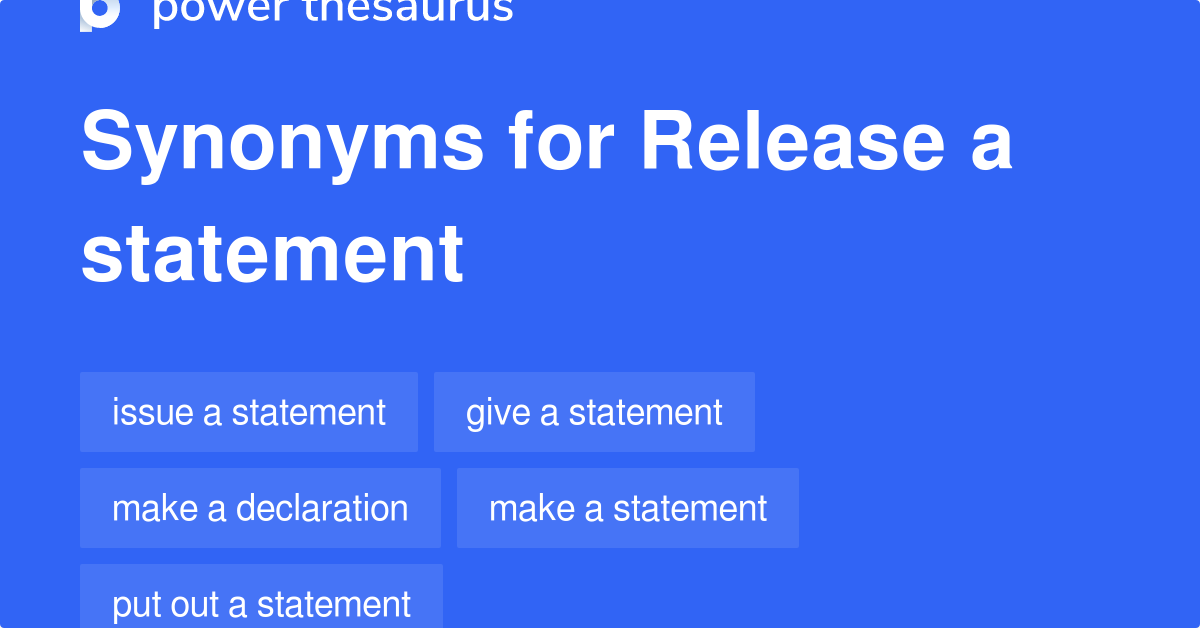 Release Date Synonyms