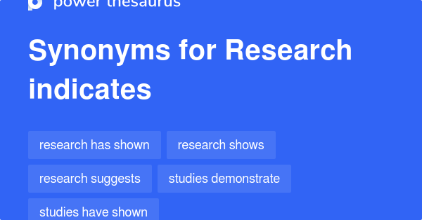 research synonym