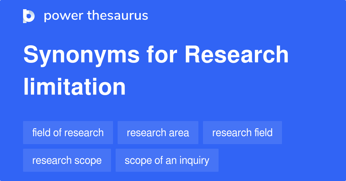 research limitations synonym