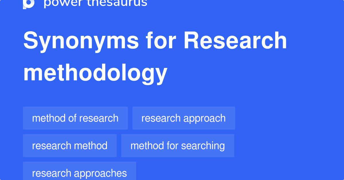 good research work synonyms