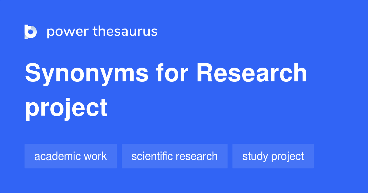research project synonym