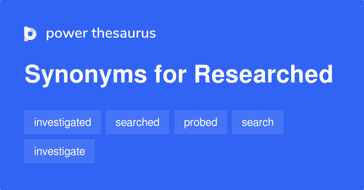 present research synonym