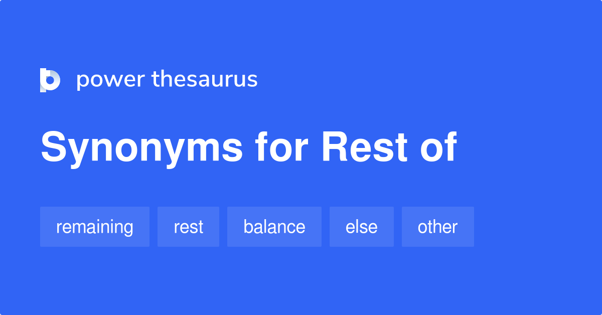 rest synonym starting with f
