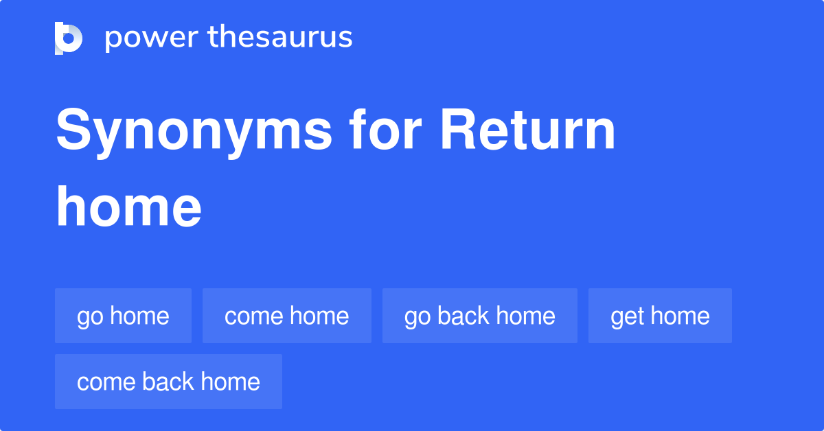 return synonym