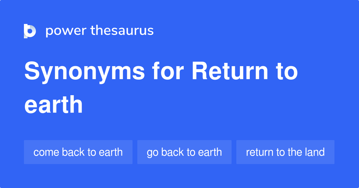 return synonym