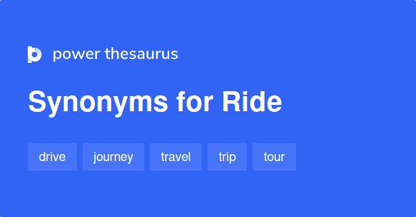 Other Terms For Ride