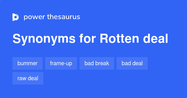 What Other Words Mean Rotten