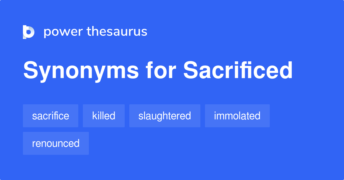 Kandra - Synonyms of Sacrifice