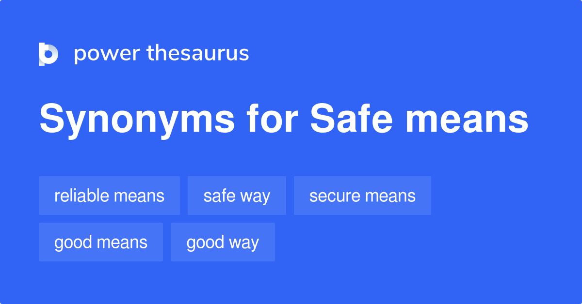 safe synonym to eat