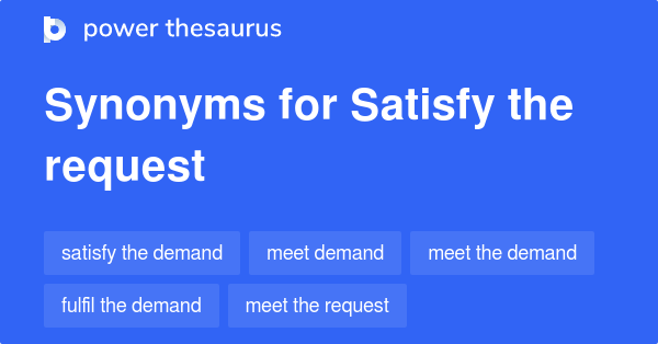 What Is A Synonym For Satisfy