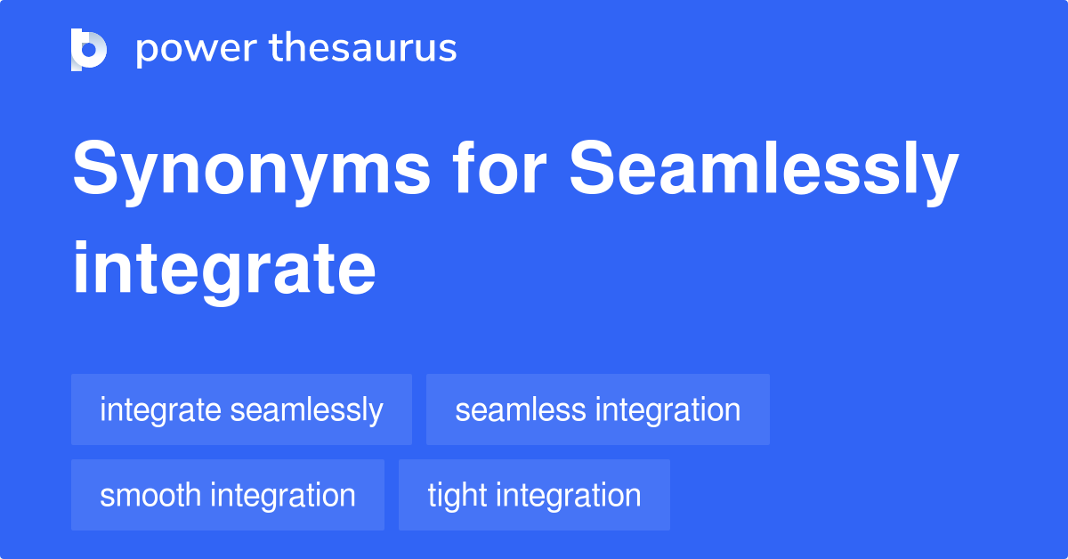 Seamlessly Integrate Synonyms 2 
