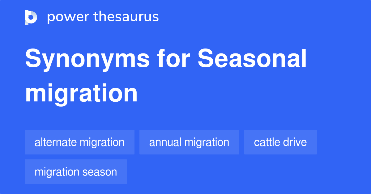 seasonal migration