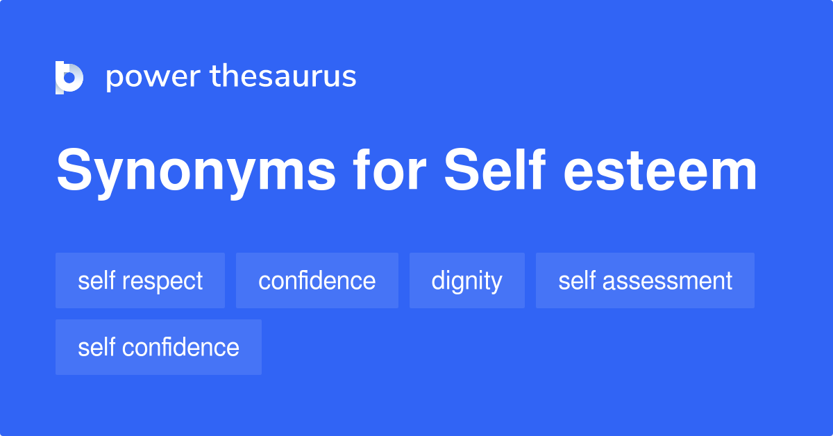 Self Esteem Synonyms 2 