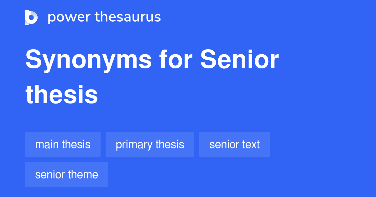 thesis synonyms words