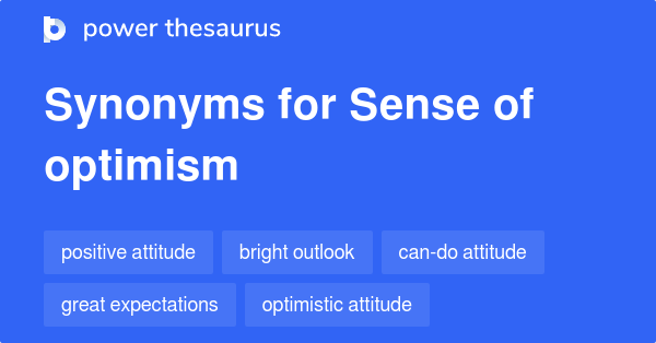 optimism thesaurus