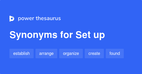 Set Up Synonyms 