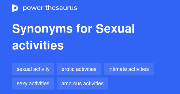 regular sexual activity synonym