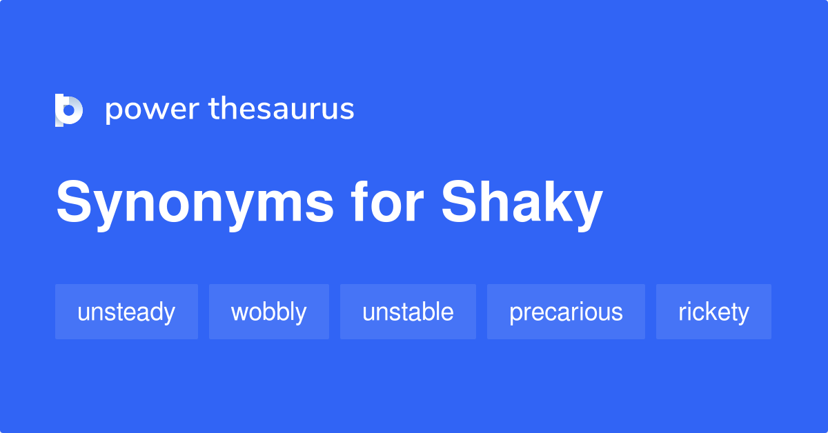 Shaky Synonyms 2 