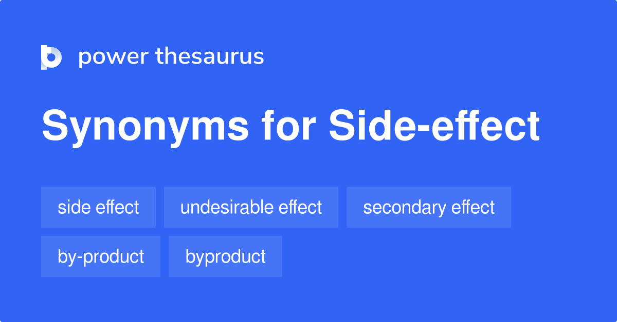 Side Effect Word Synonyms