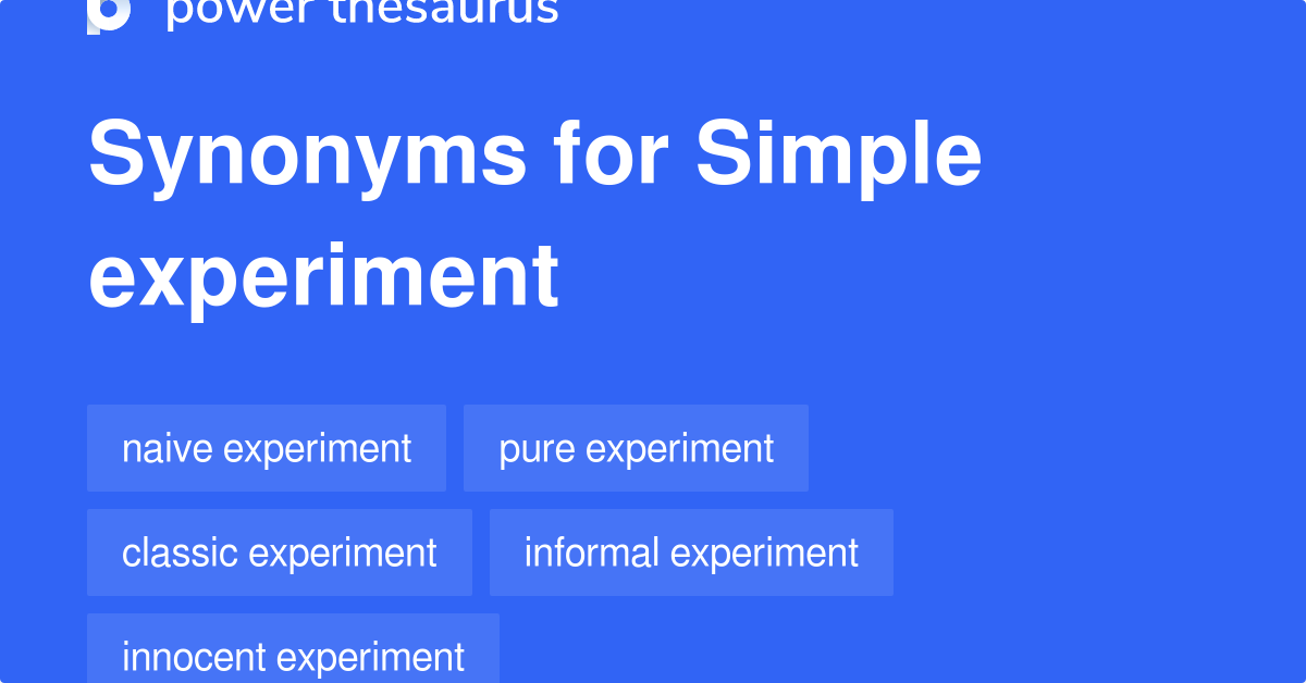 experiment performance synonym