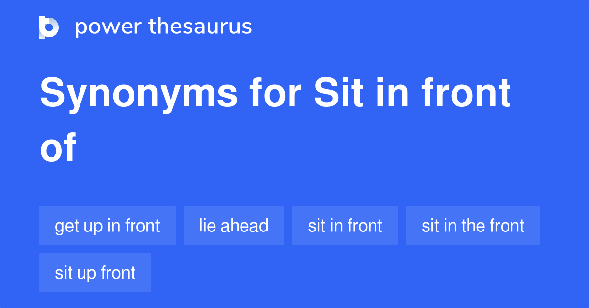 Sit Next To Synonyms