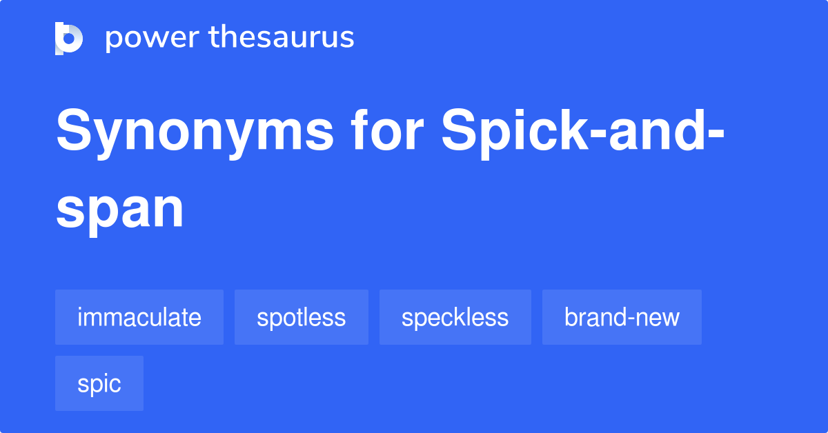 Spick-and-span synonyms - 362 Words and Phrases for Spick-and-span