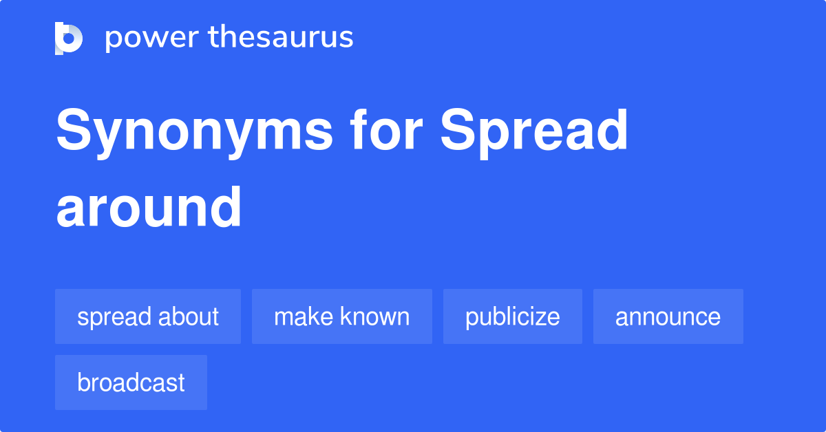 What Is The Synonyms Of Spread