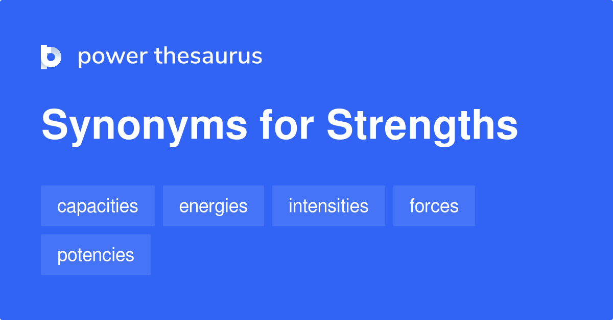 Strengths Synonyms 2 