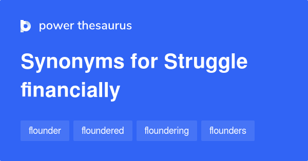 Good Synonyms For Struggle