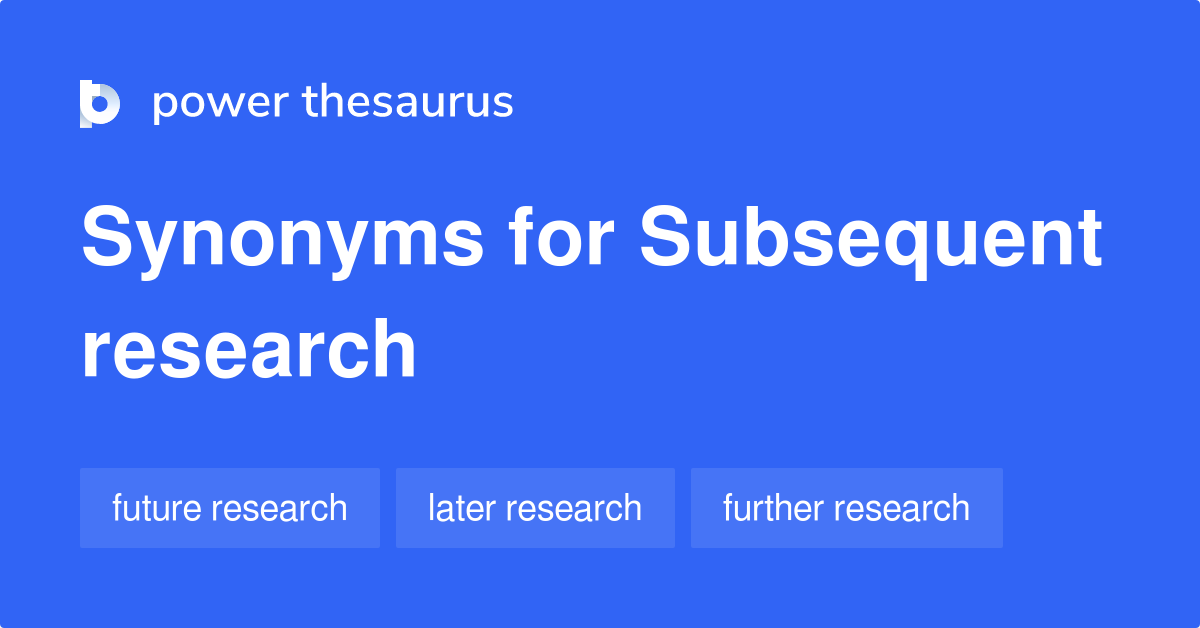 research findings synonym
