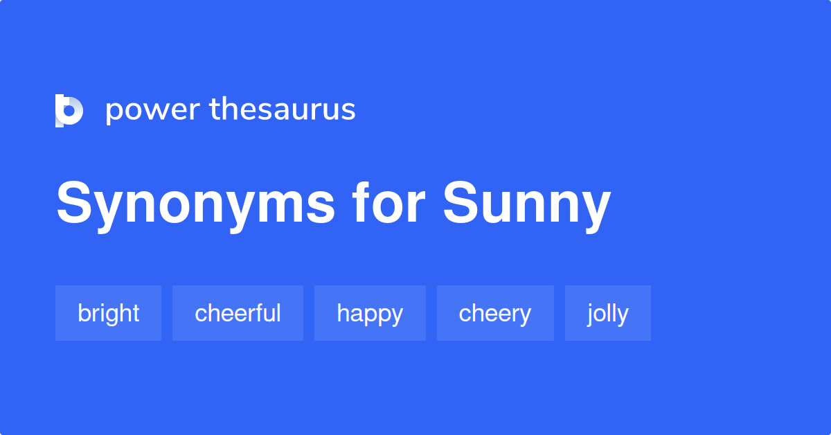 What Is The Synonyms Of Sunny Day