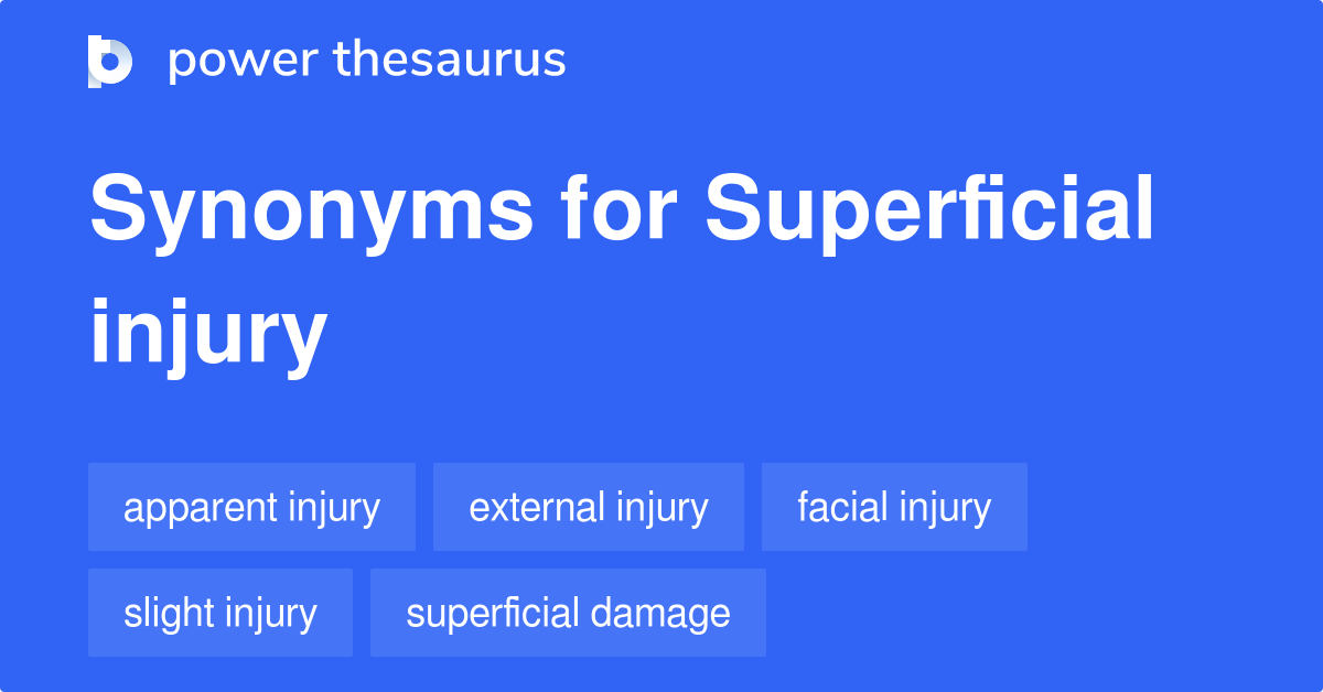 What Is The Synonyms Of Injury