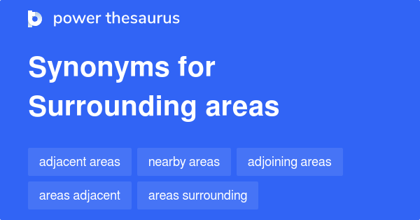 Descriptive Words For Surrounding