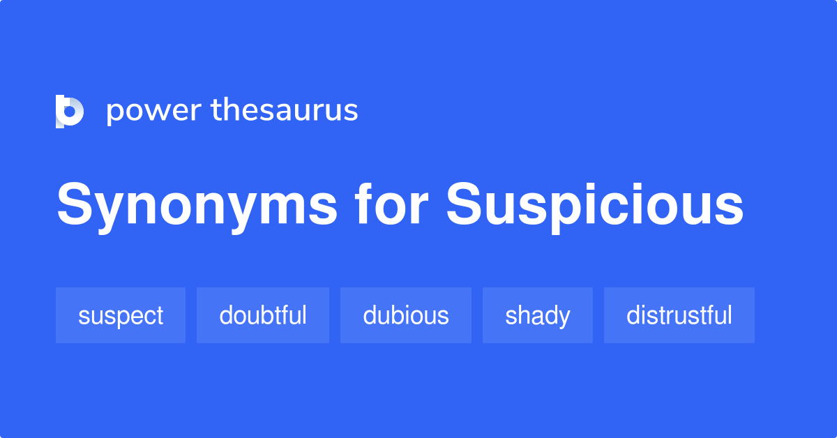 Suspicious Synonyms 2 
