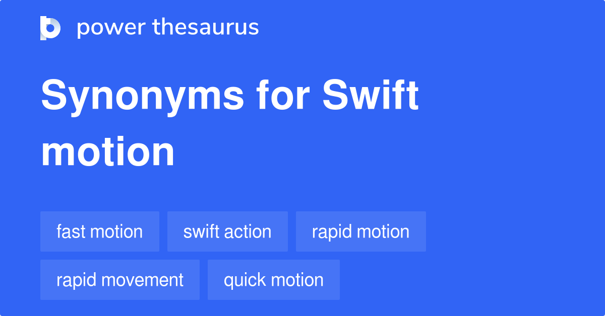 Another Phrase For Swift Action