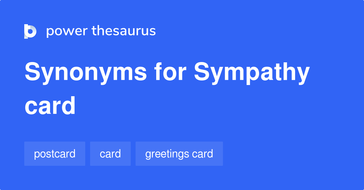 What Are 3 Synonyms For Sympathy