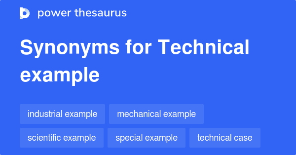 Technical Definition Example Words