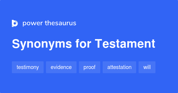 Adjective For Testament