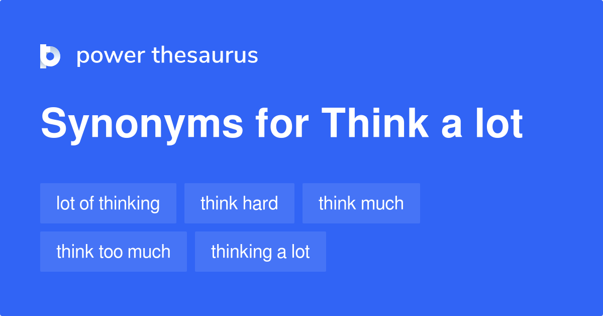 synonyms for think