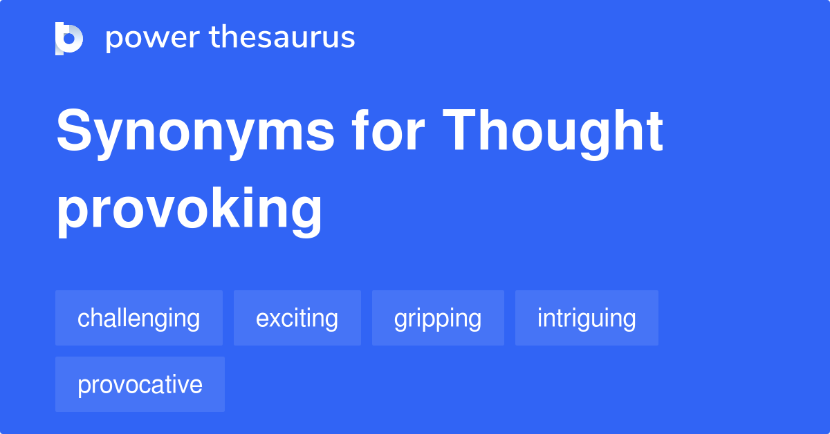 Synonyms For Thought To Myself