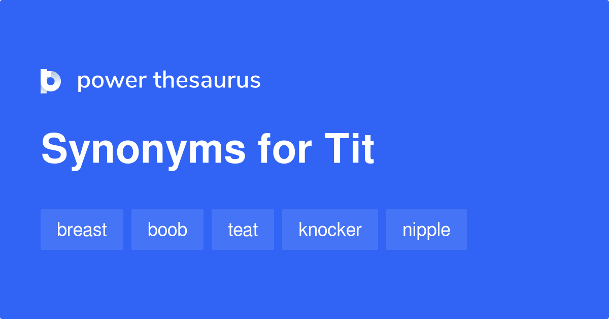 Tit synonyms - 249 Words and Phrases for Tit