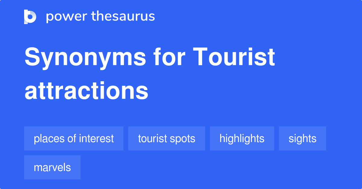 tourist attractions word meaning