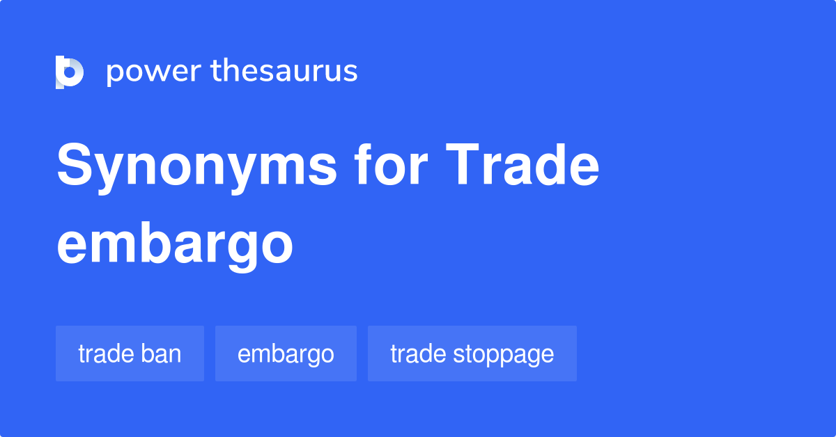 trade embargo