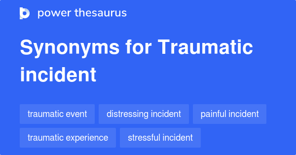 Traumatized synonyms that belongs to phrasal verbs